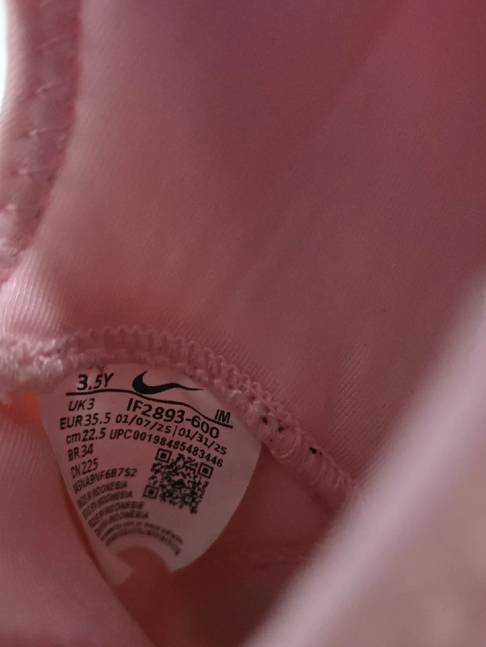 Nike Kids' Pink Slip-On Athletic Shoes